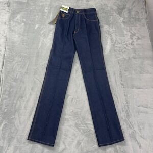 NWT Ivanhoe Jeans Women 8/26 (25x35) Blue Denim Stretch Performance Straight Leg